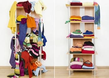 Decluttering Your Home Organising Clothes